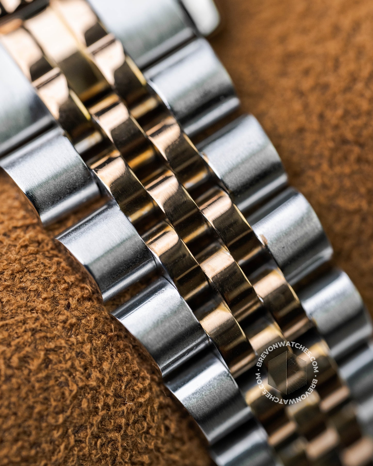 Precision-Date Ladies | Brown Diamond 2 Toned